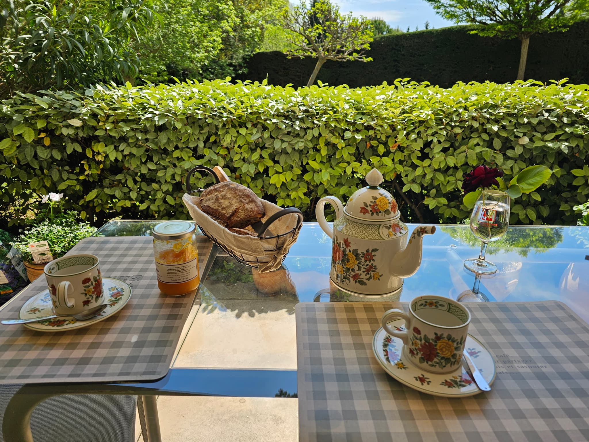 déjeuner en terrasse