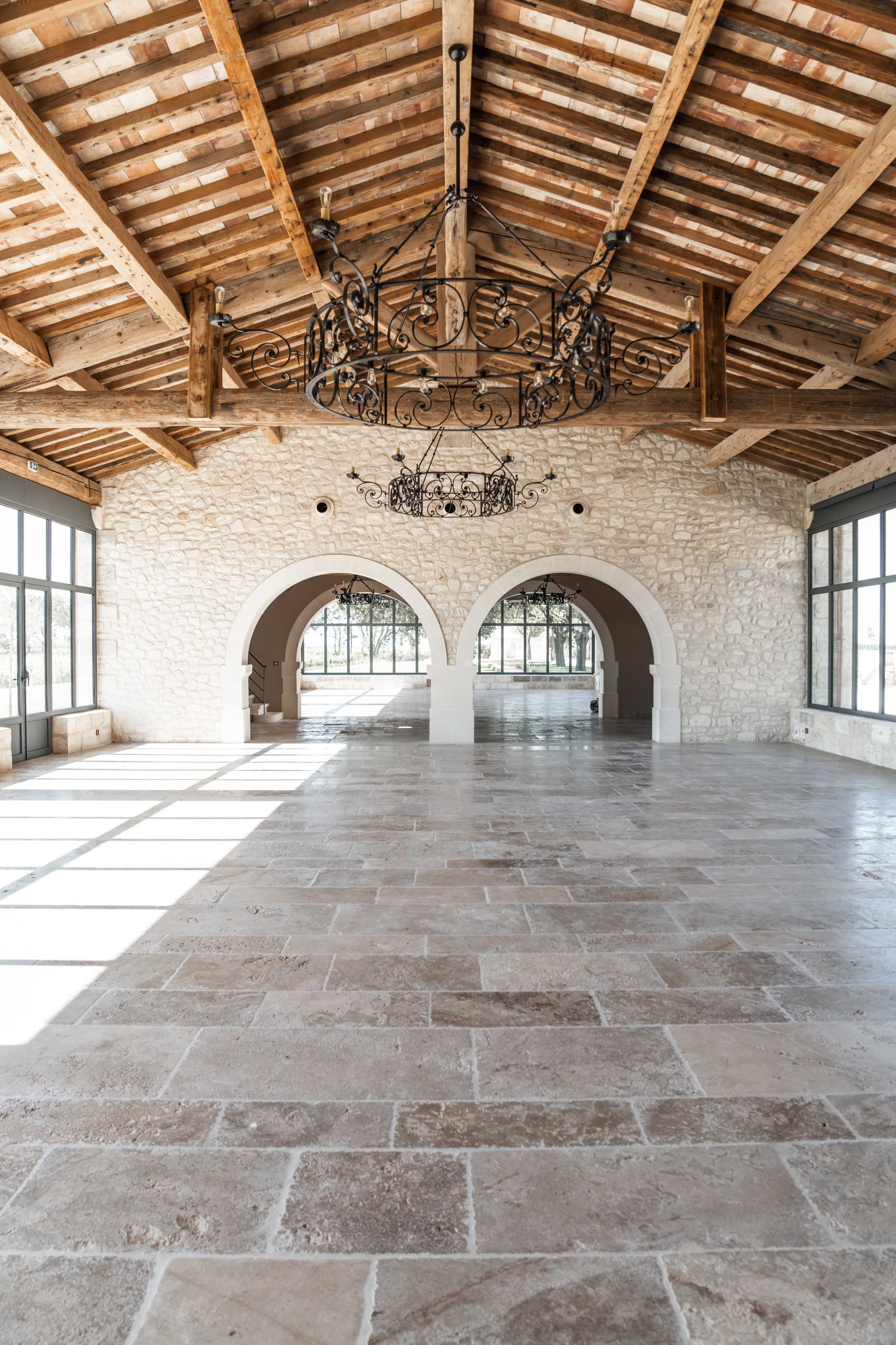 Salle de réception du Domaine du Mas de Rey
