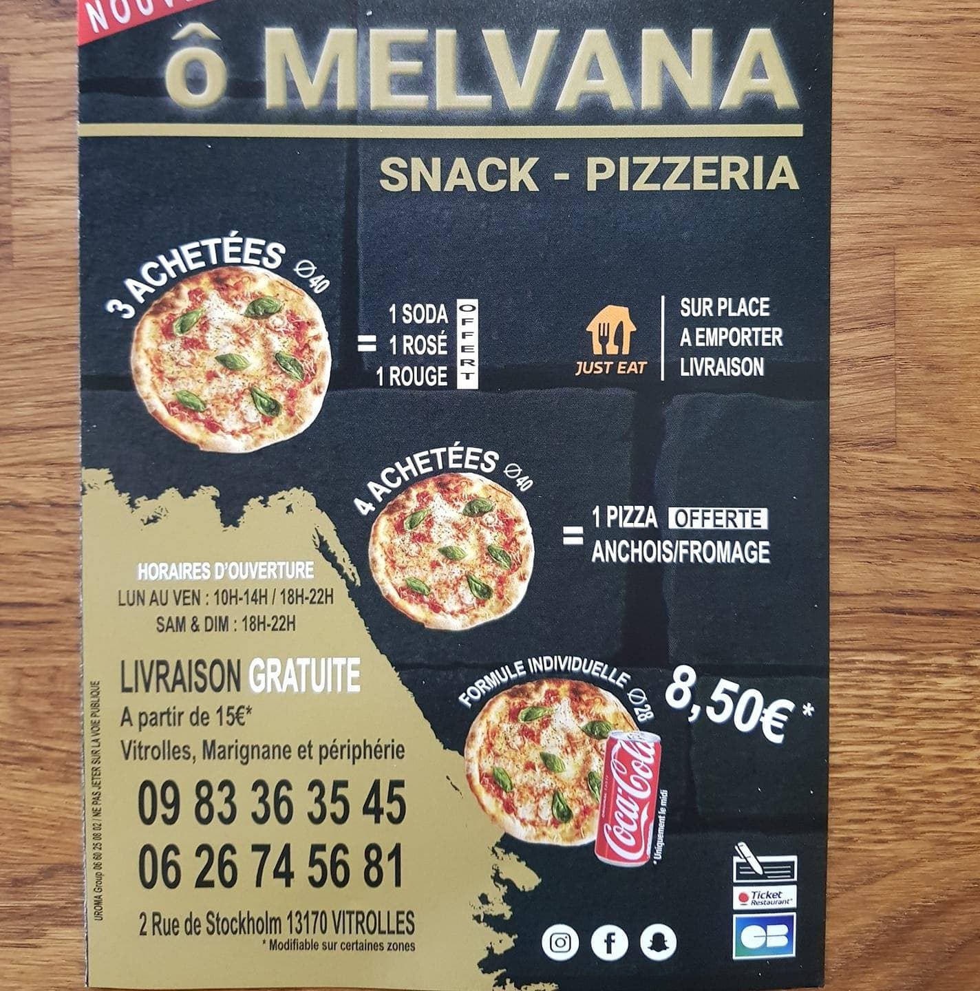 Pizzeria Burger "Ô Melvana"