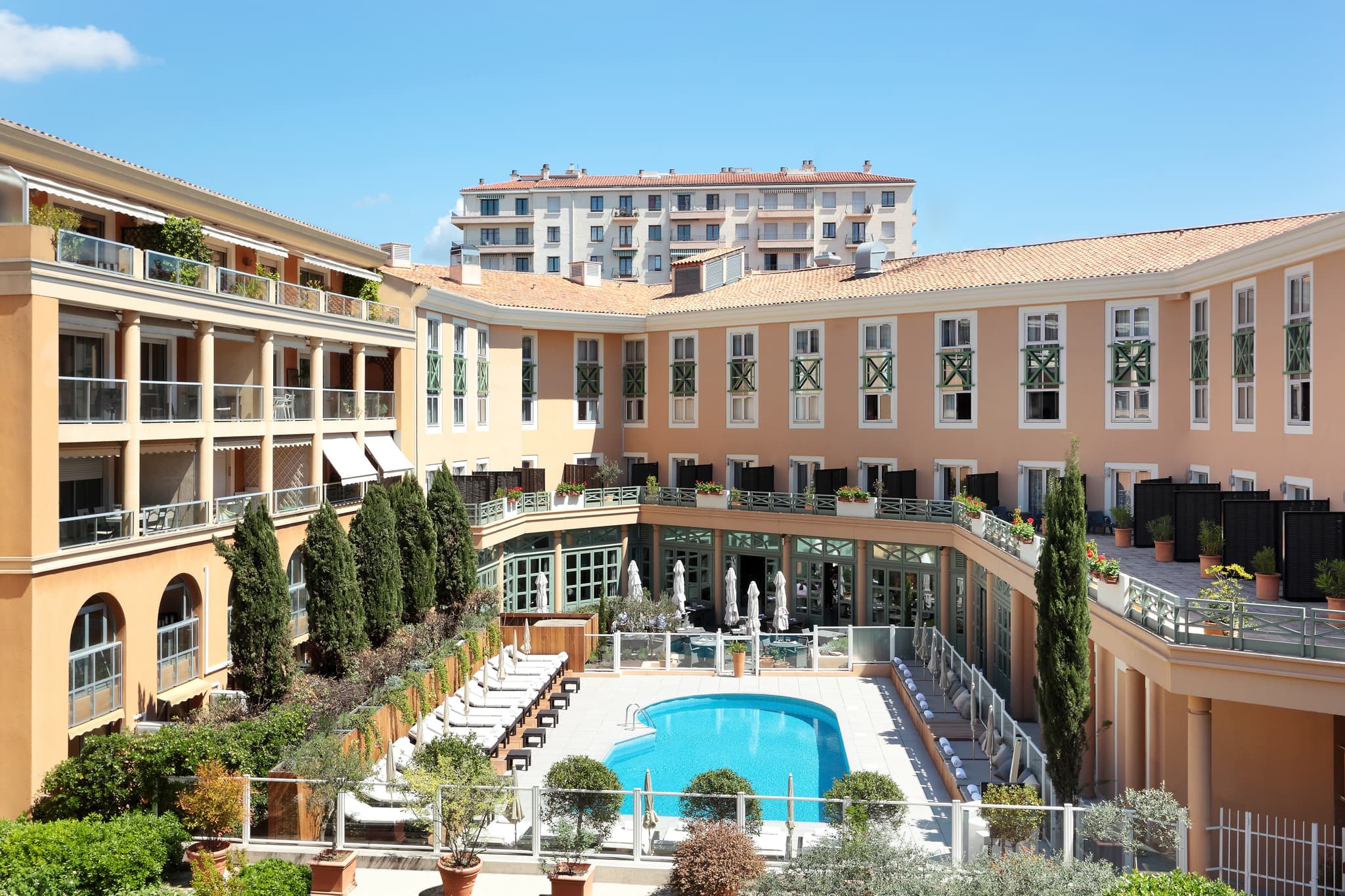 Vue piscine