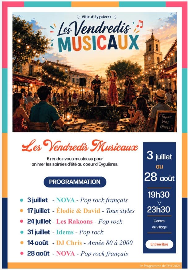 Les vendredis musicaux_Eyguières