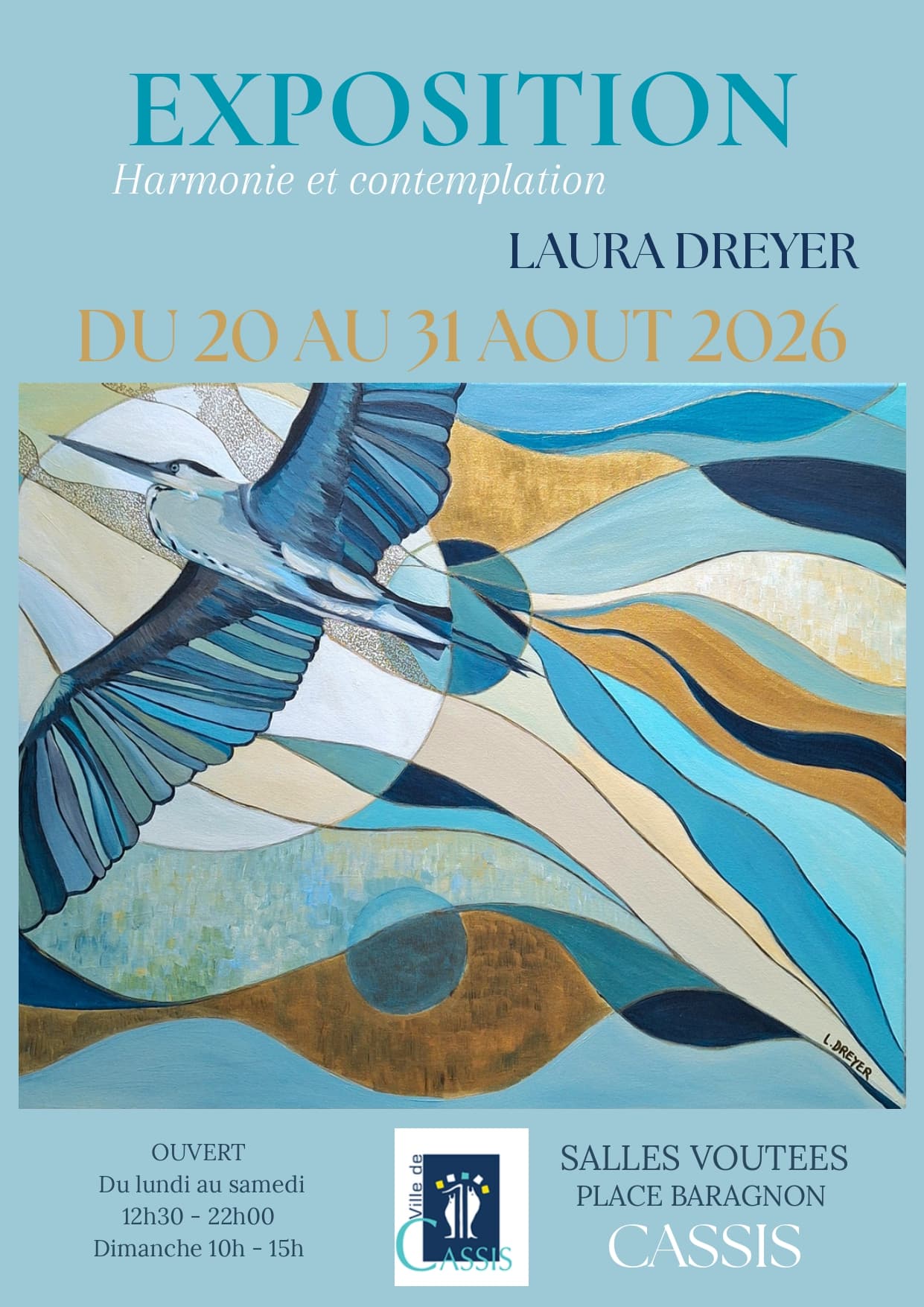 Exposition « Harmonie et contemplation » par Laura Dreyer aux Salles Voutées_Cassis
