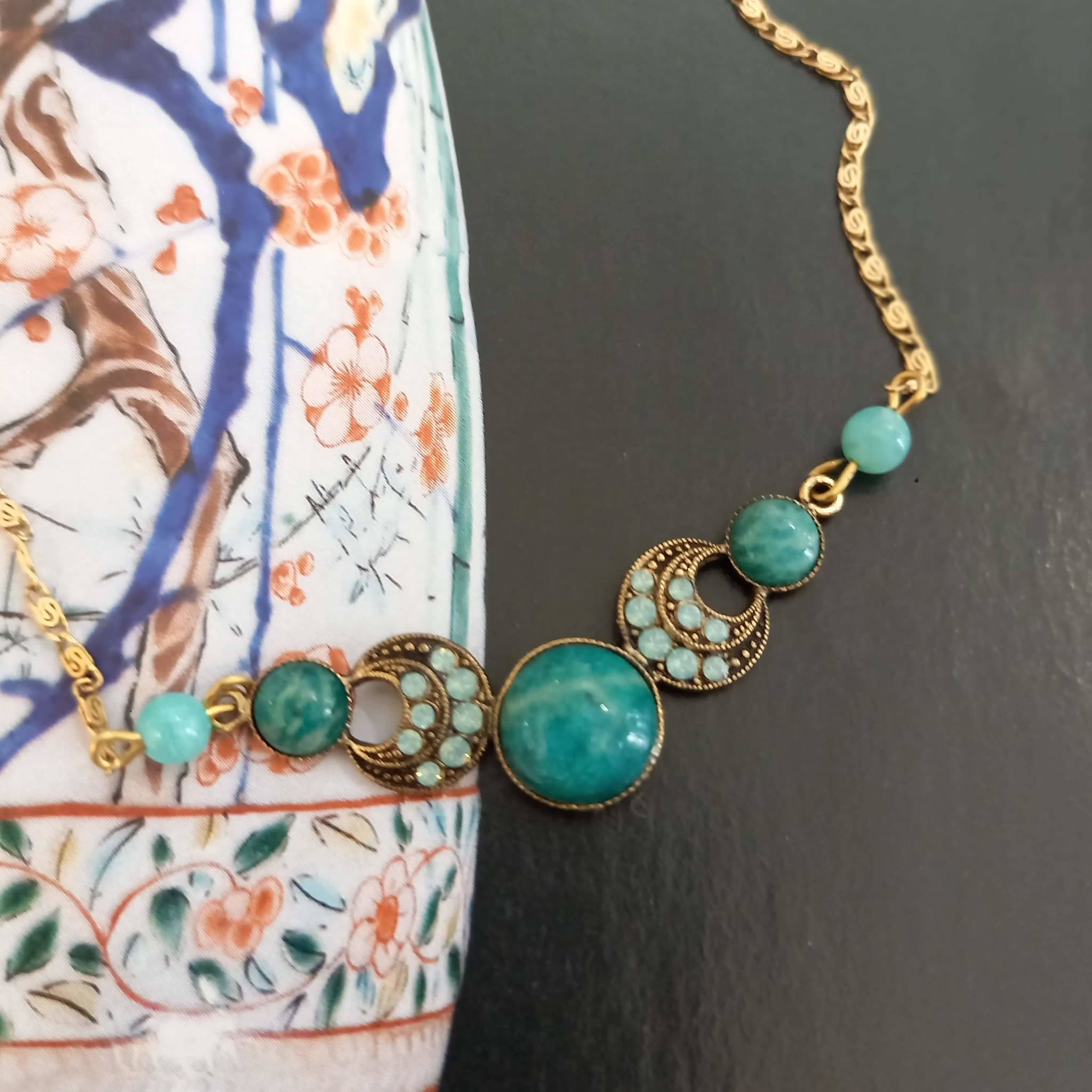 Collier amazonite