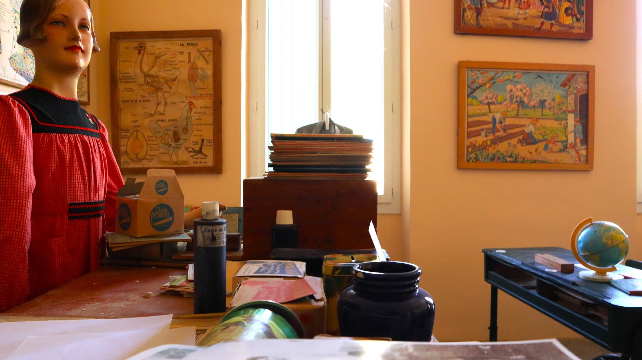 Musée de l'école de 1960 à 1970_Noves
