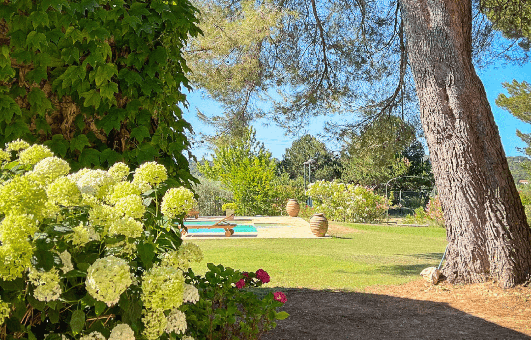 Grand jardin de La Villa