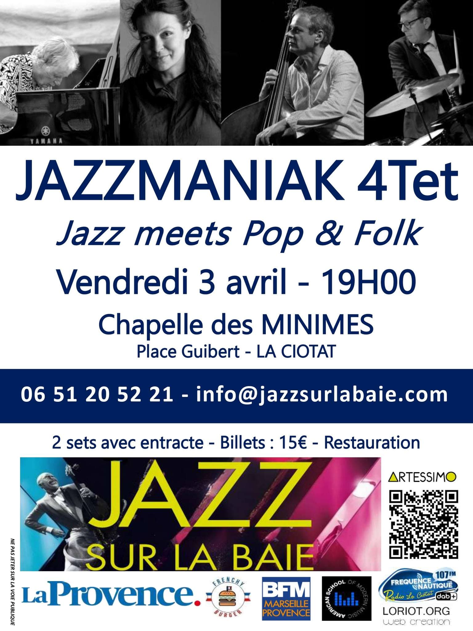 Concert Jazzmaniak 4Tet_La Ciotat