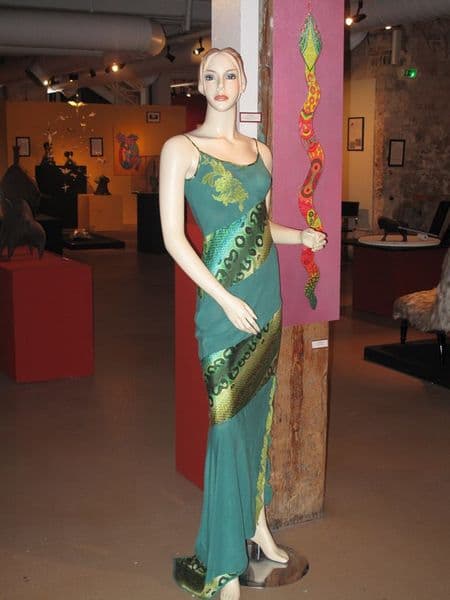 Robe verte