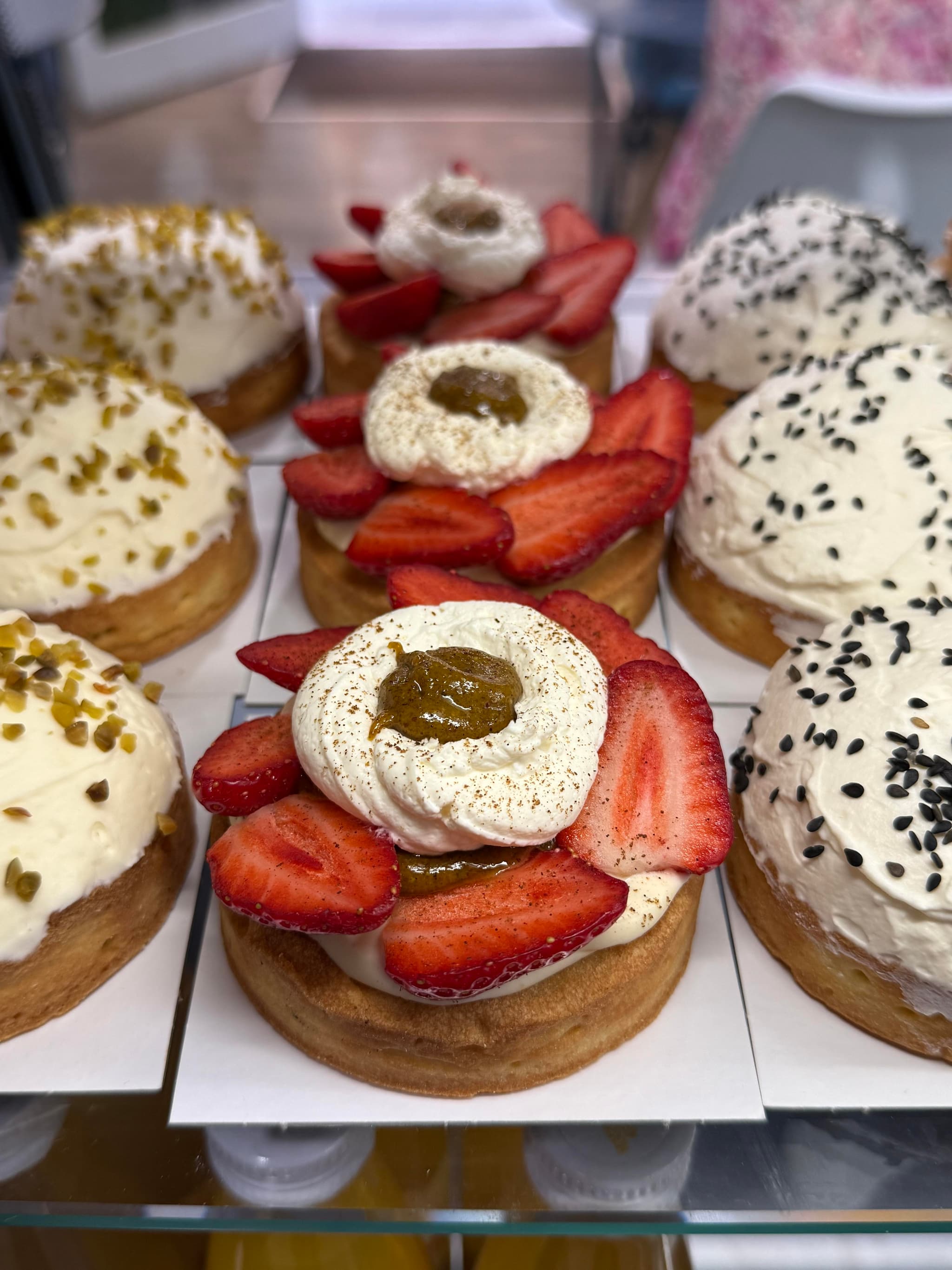Tarte fraise pistache
