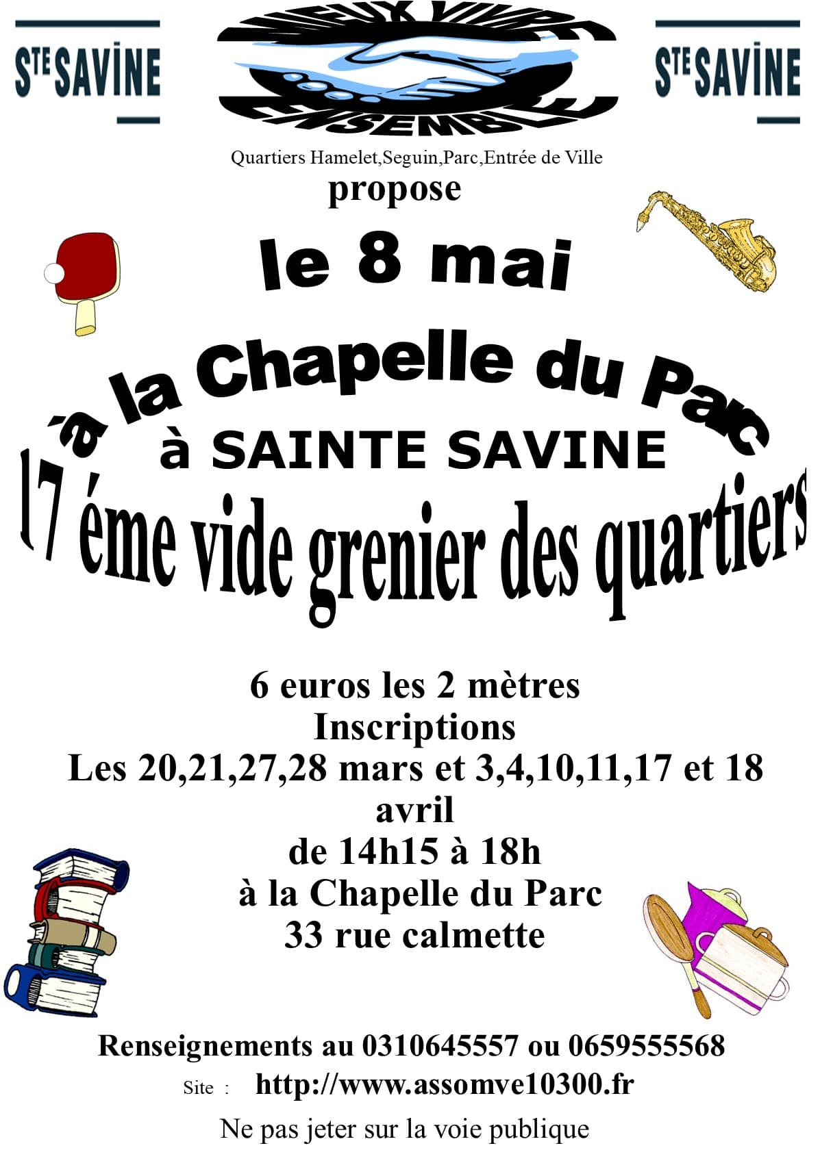 affiche vide-greniers