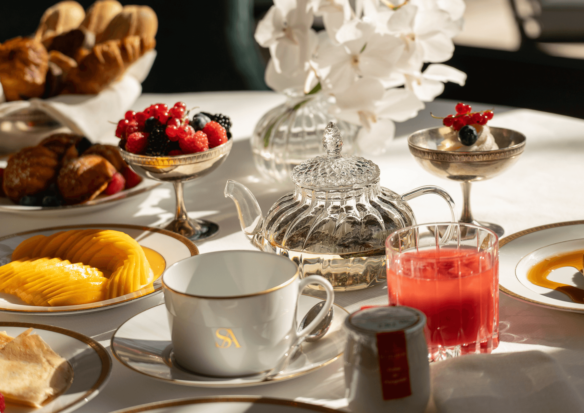 Petit-Déjeuner Villa Saint-Ange