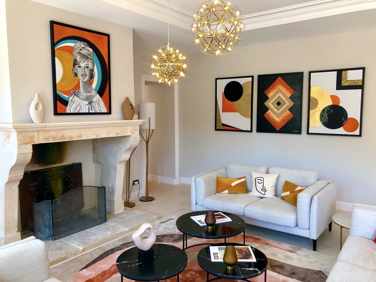 Hôtel Domaine de Valmouriane salon