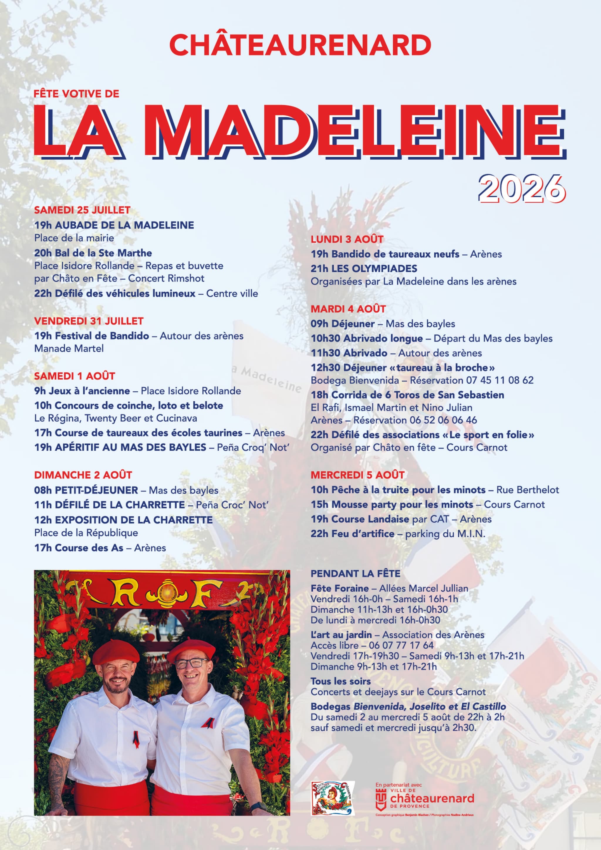 Fête votive de la Madeleine_Châteaurenard