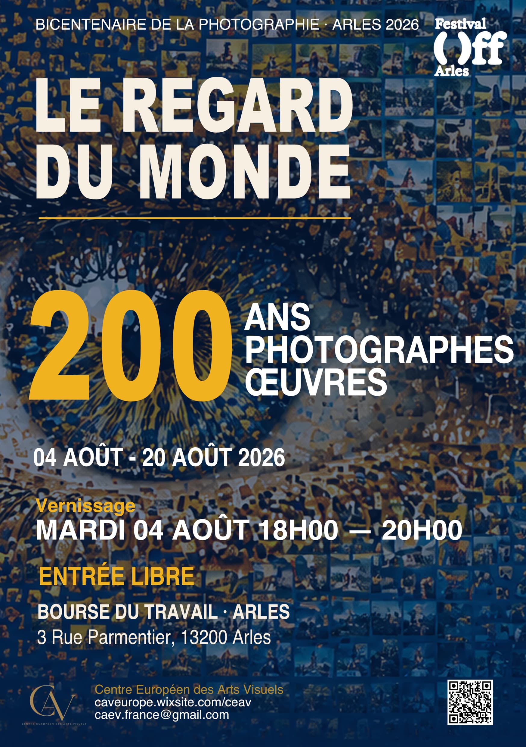 CEAV_Arles2026_Expo3_Affiche_RegardDuMonde_200Ans