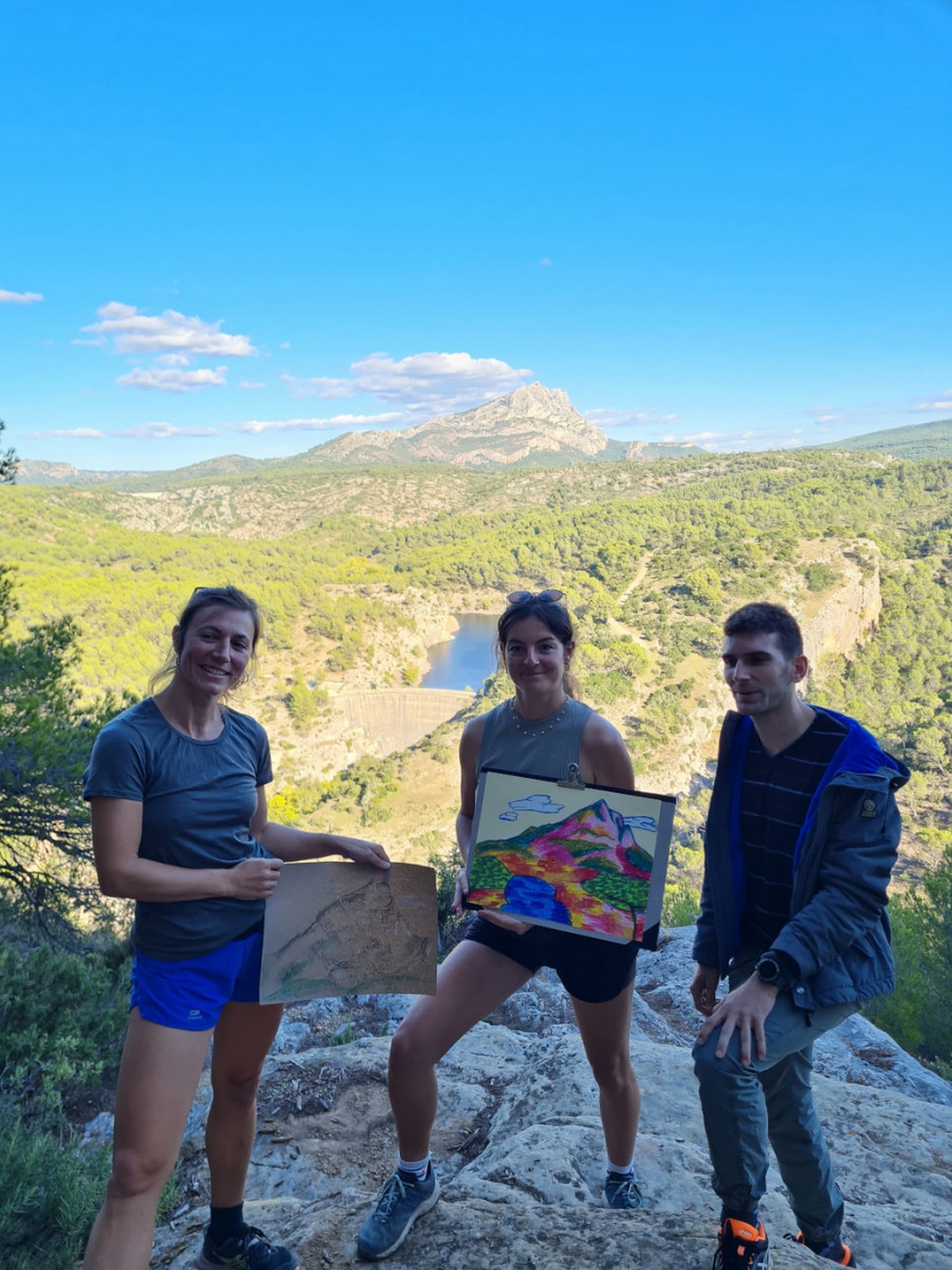 Pratique artistique en plein air à la manière de Cezanne_Aix-en-Provence