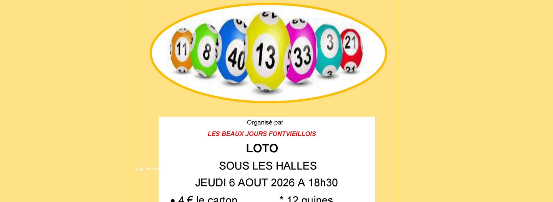 Loto d'été à Fontvieille_Fontvieille