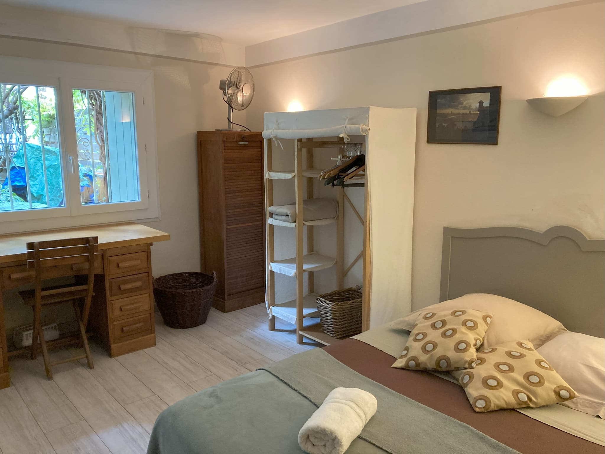 Chambre côté jardin