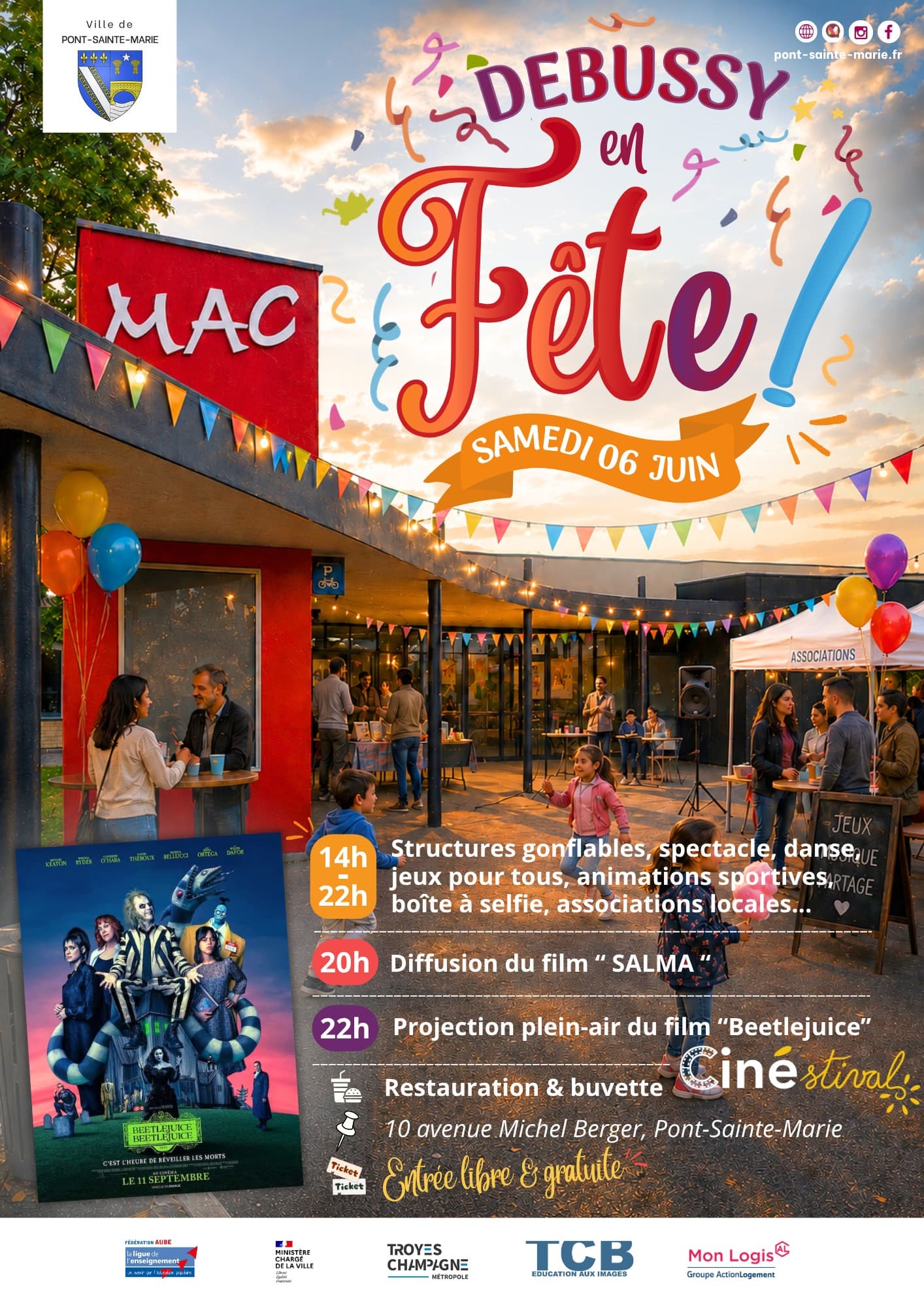 Affiche Debussy en fête