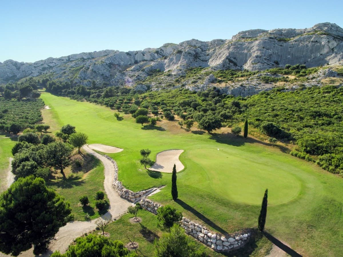 Golf de Servanes vue aérienne