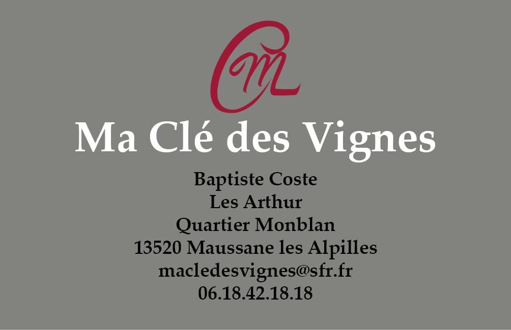 Ma Clé des Vignes_Maussane-les-Alpilles