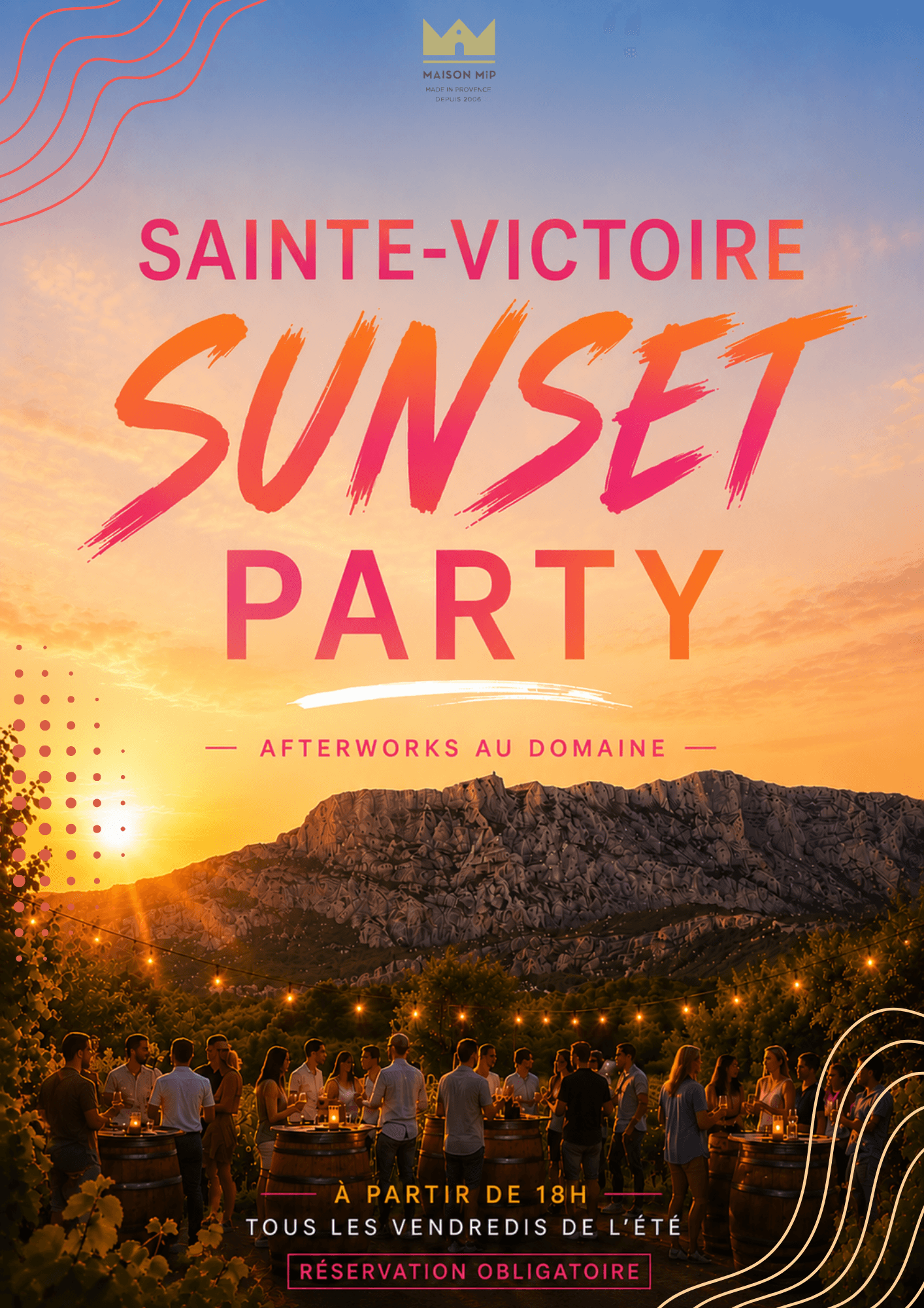 Afterwork, Sainte-Victoire Sunset Party