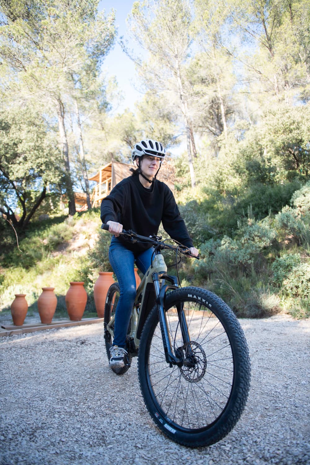 VTT électrique au départ du chant des pins