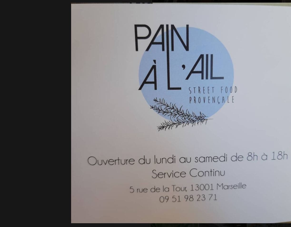 Le Pain à l'Ail Marseille