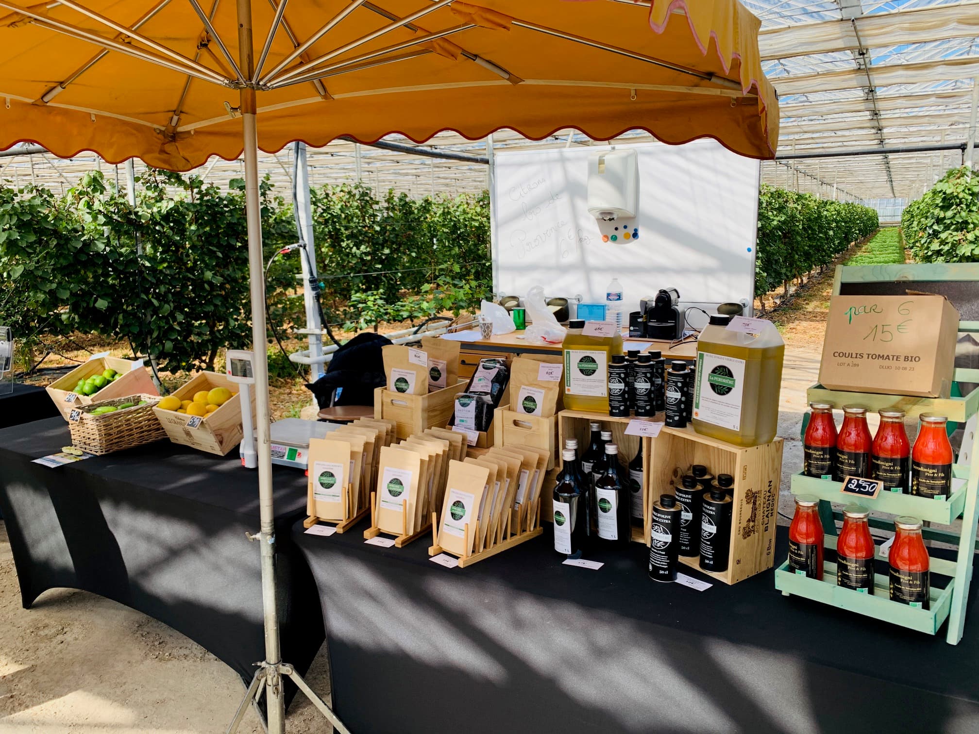 Vente sur le marché