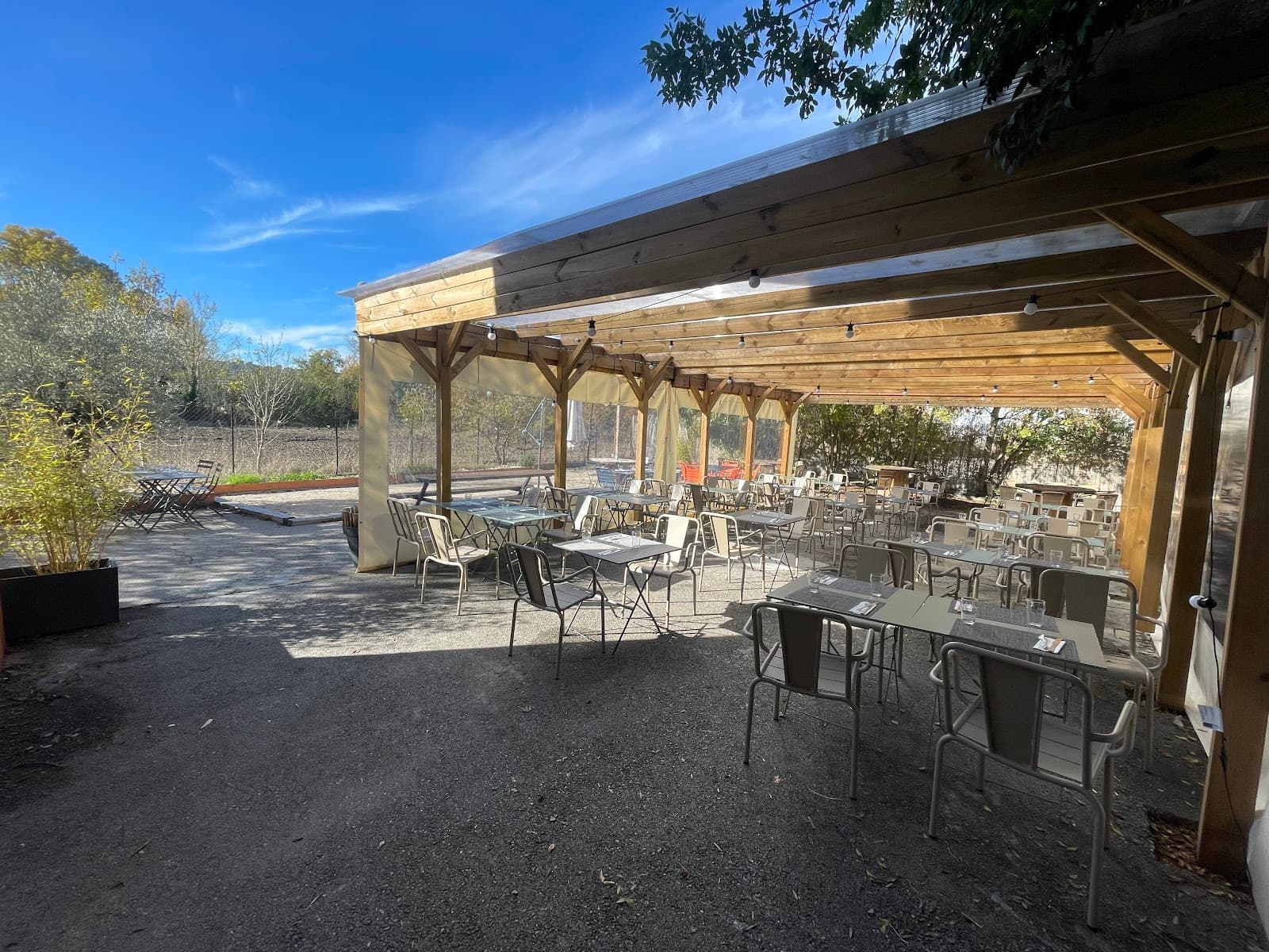 Terrasse couverte
