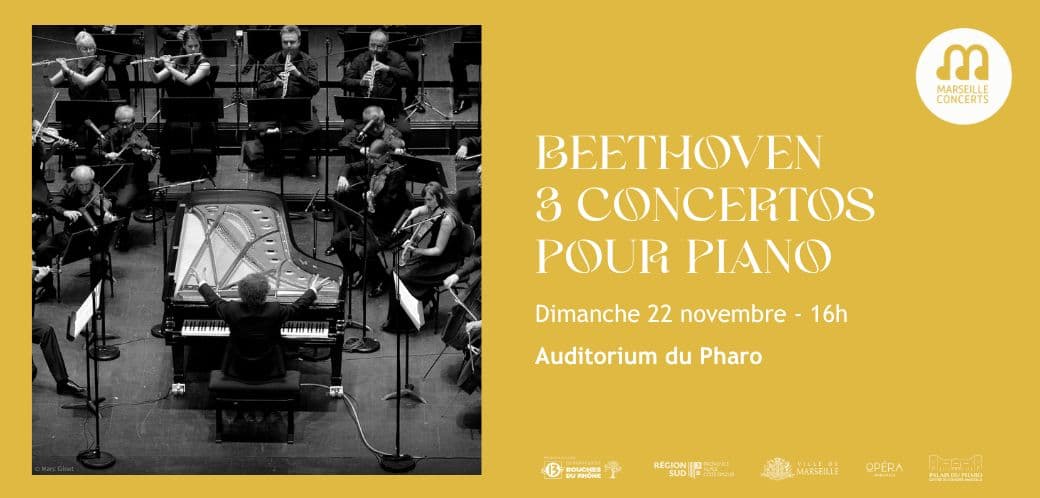 Beethoven 3 Concertos pour piano_Marseille