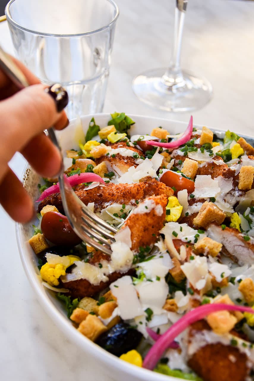 Salade César • Restaurant Faubourg 46