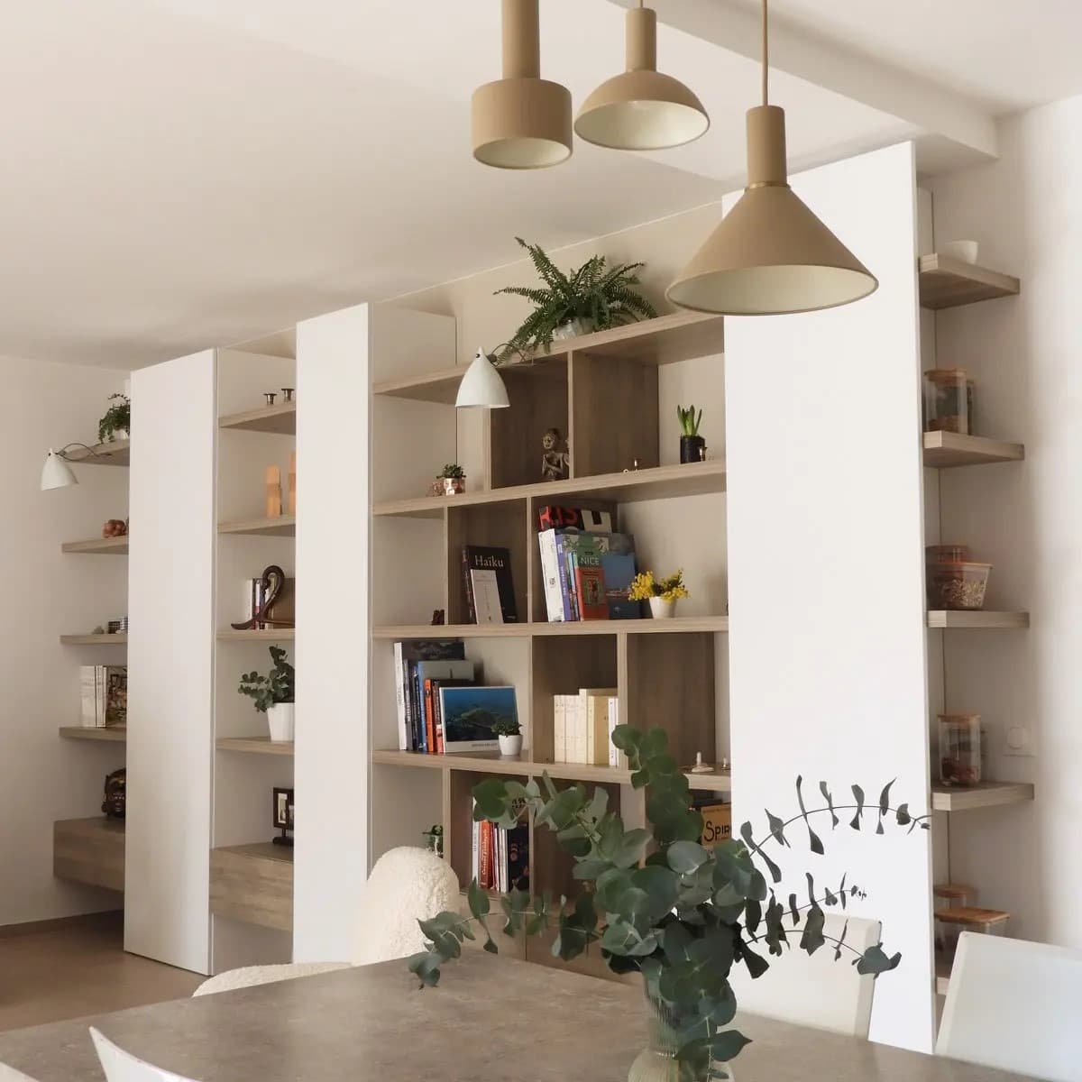 réalisation bibliothèque