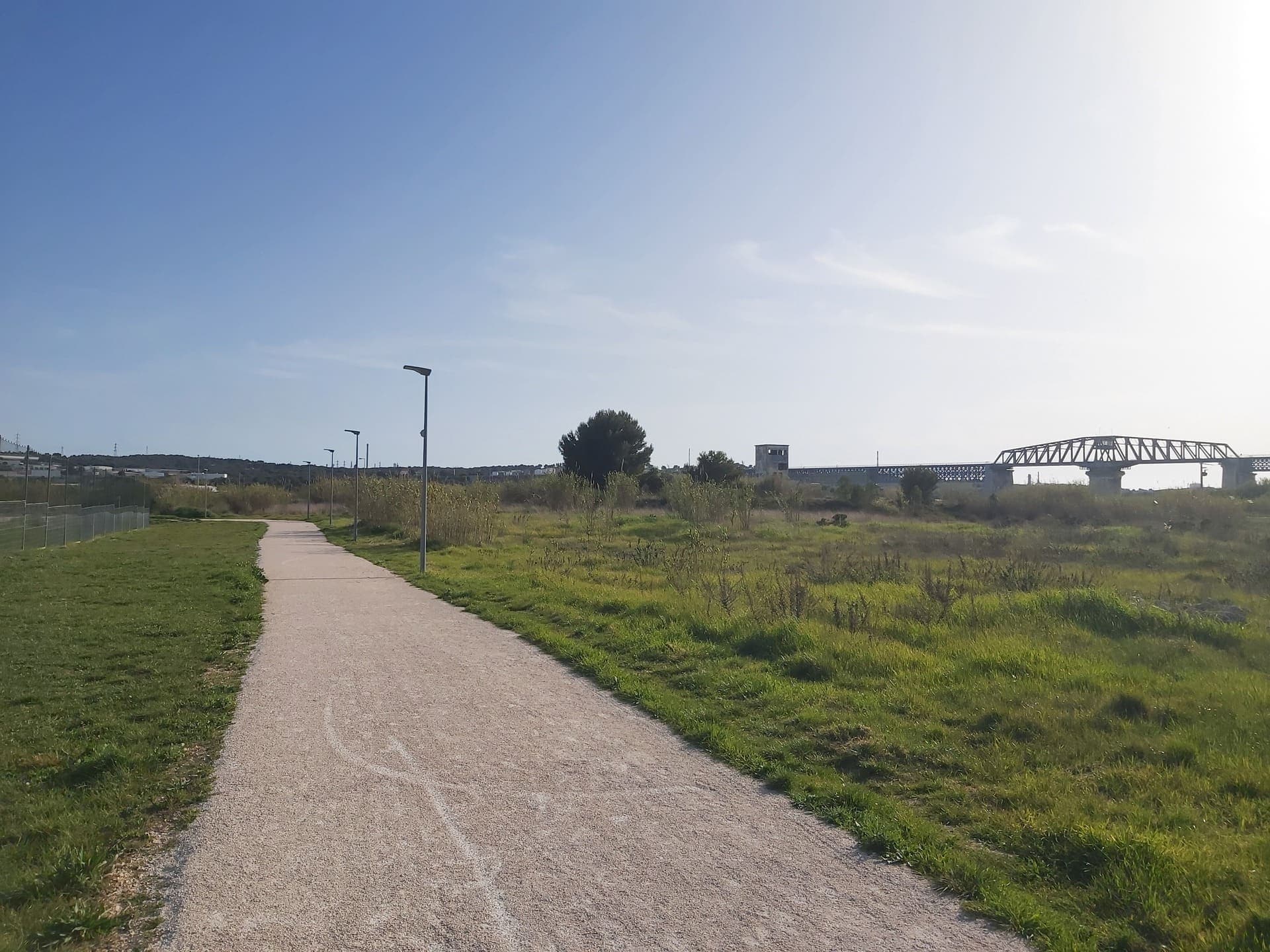 La voie verte du centre-ville vers Croix-Sainte_Martigues