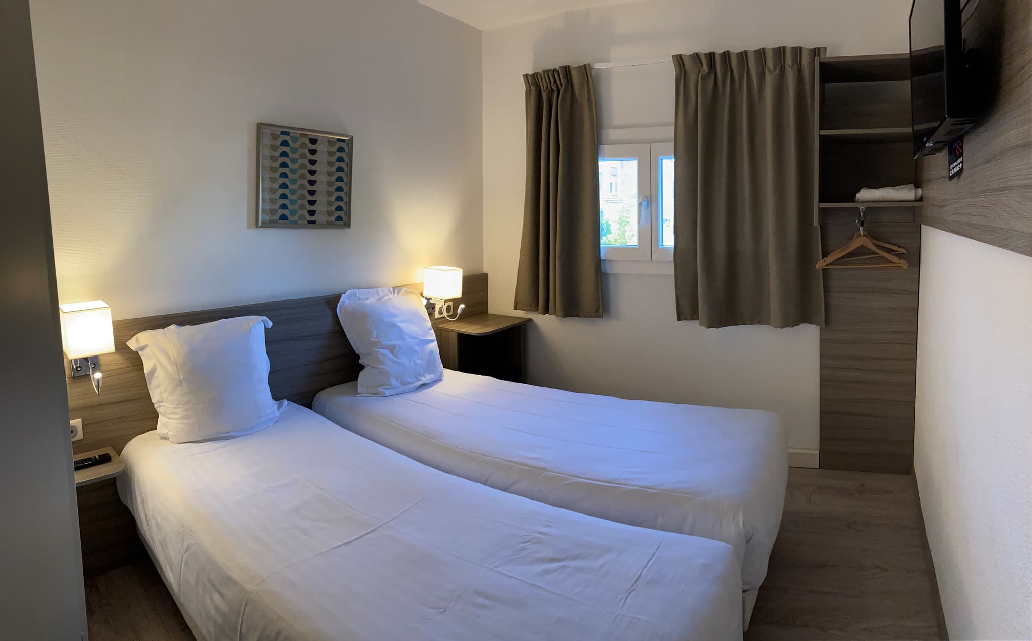 Chambre 2 lits simples