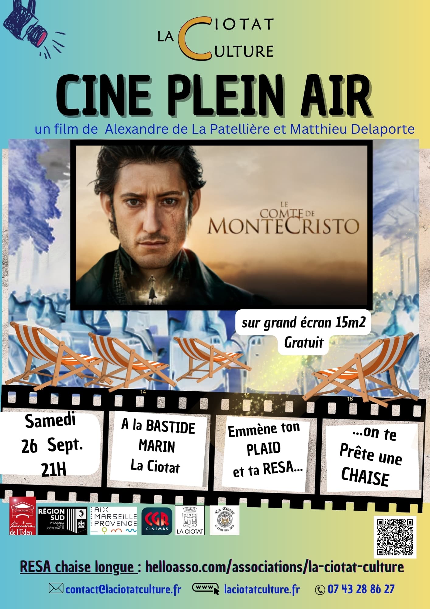 Cinéma plein air - Le Comte de Montecristo_La Ciotat