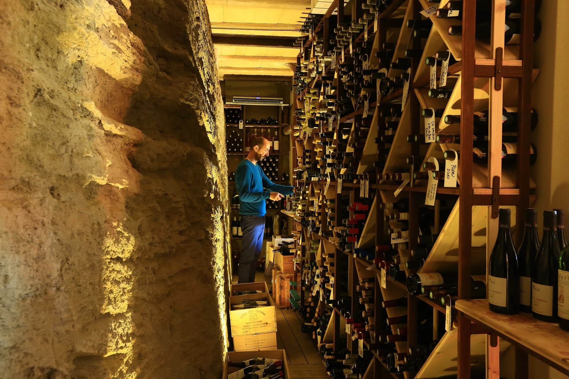 Mas de L'Amarine cave à vins
