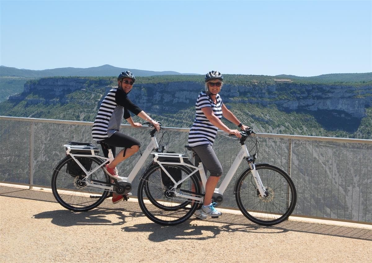 Vélo électrique - cirque Navacelles