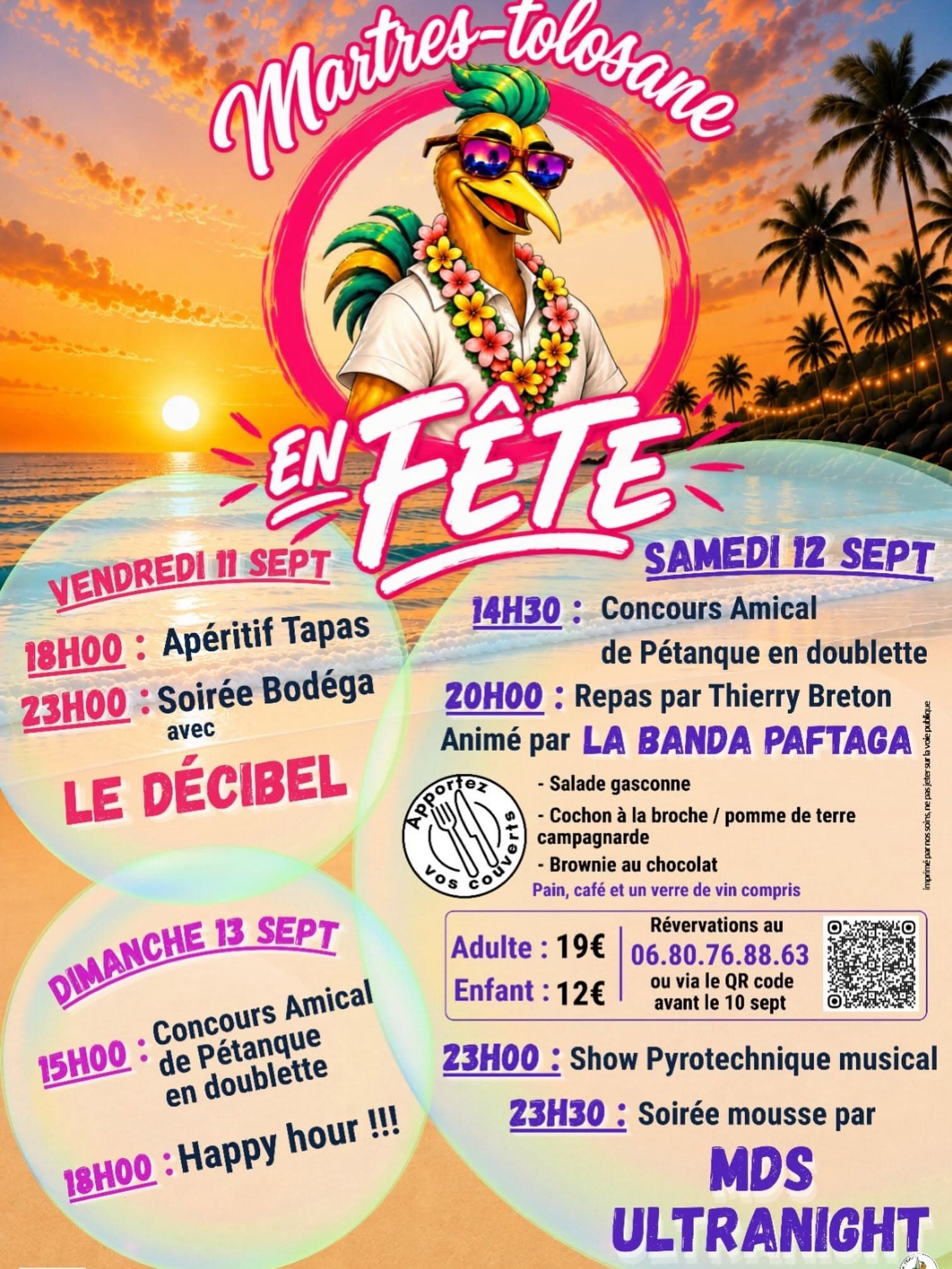 11 - 12 - 13 SEPT - FETE - MARTRES-TOLOSANE