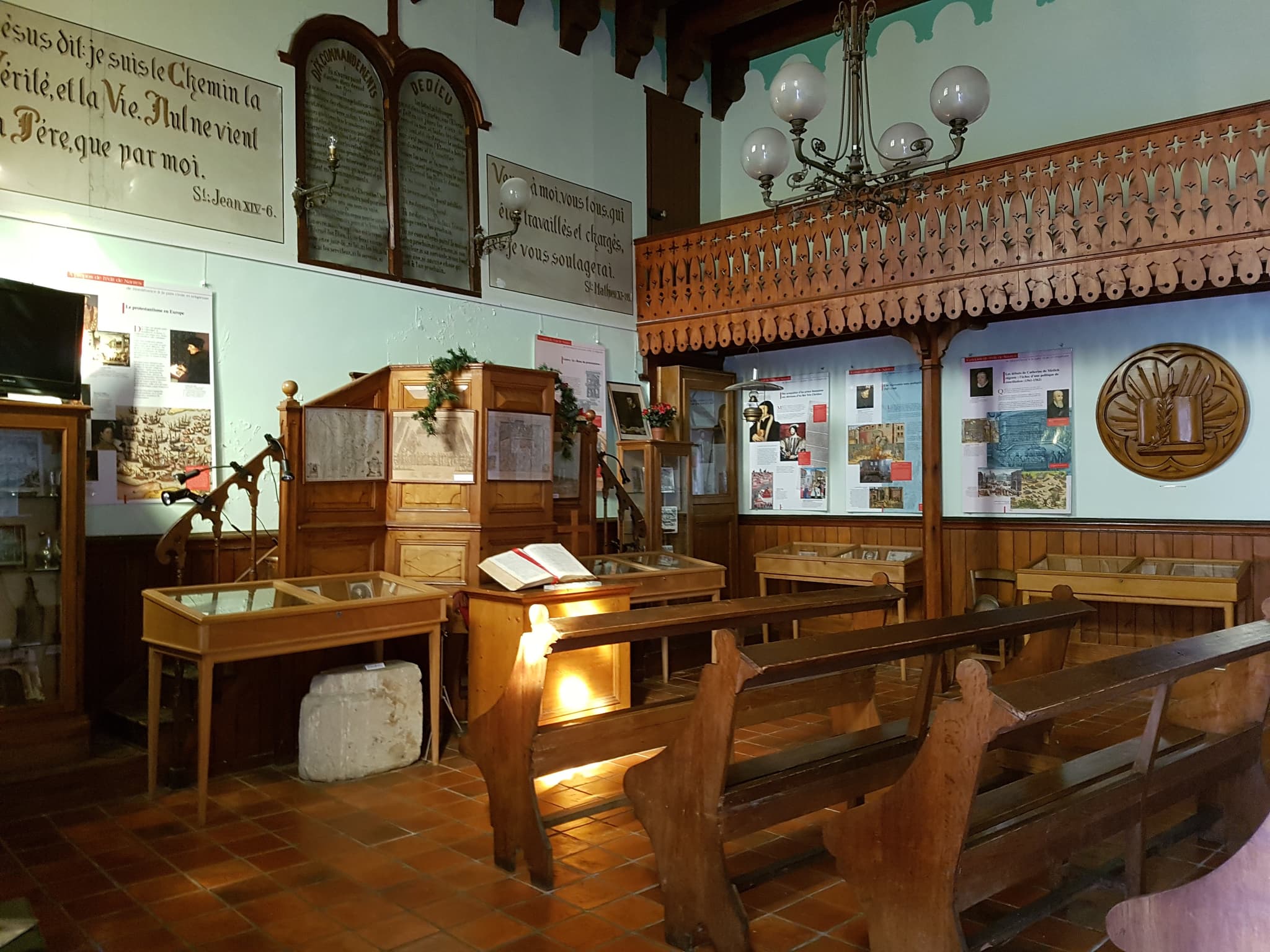 Intérieur musée grange