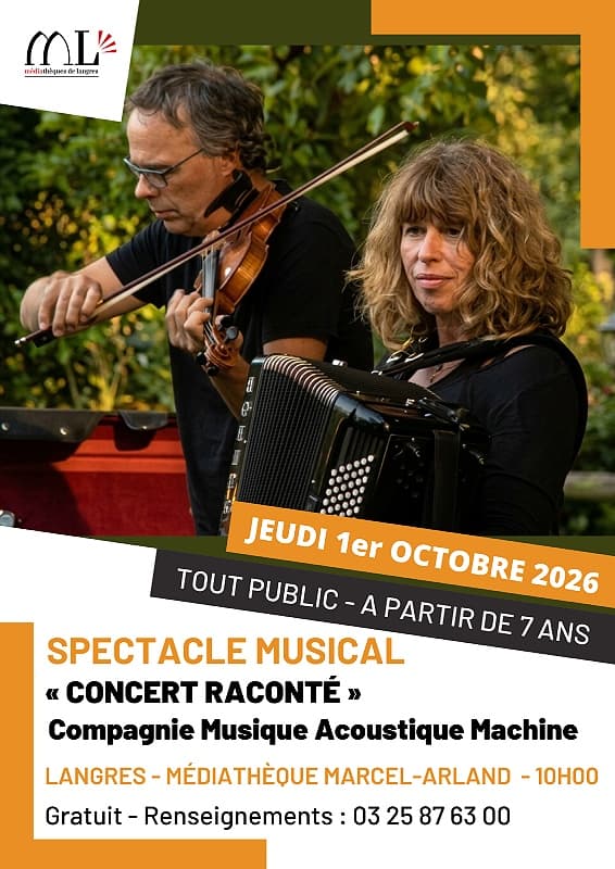 Spectacle musical "Concert raconté" à Langres
