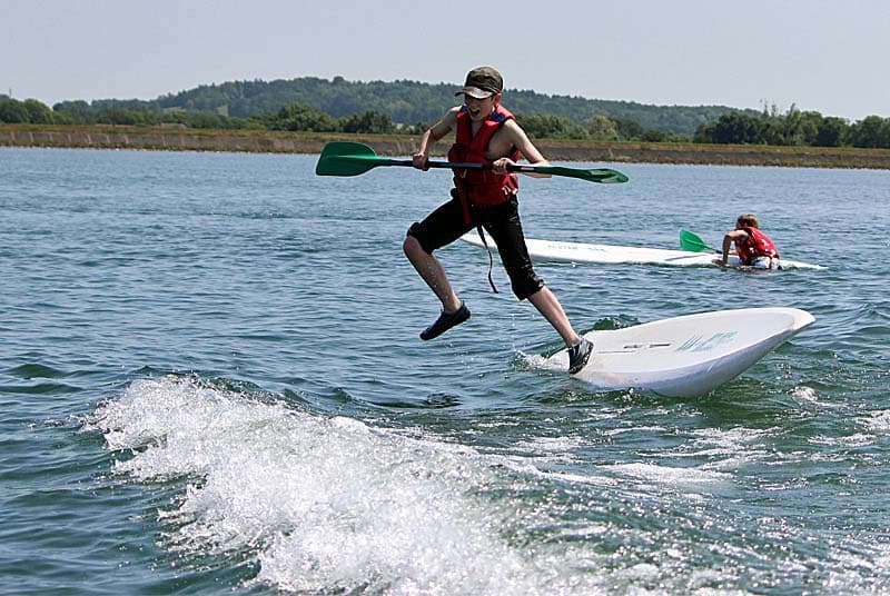 Paddle de la base de voile de la Vingeanne