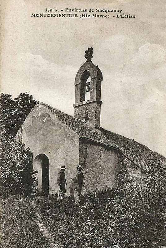 Carte postale de la chapelle de Trestondam à Montormentier