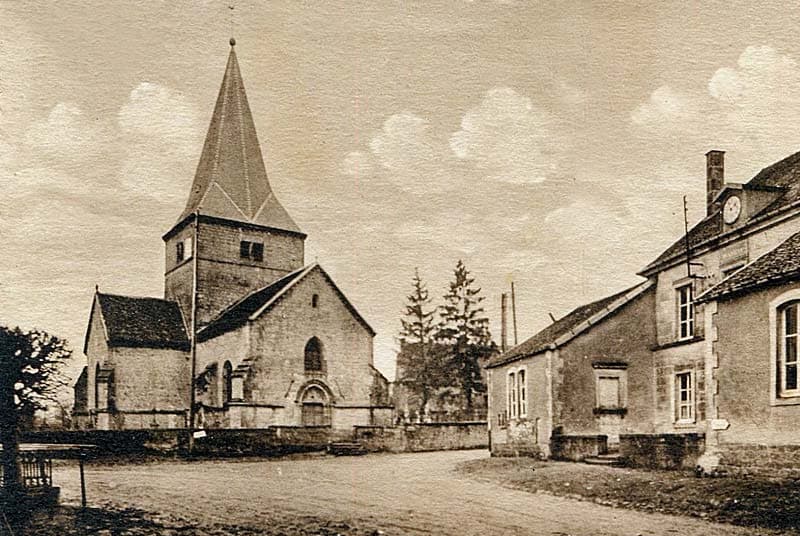 Carte postale de l'église de Provenchères-sur-Meuse