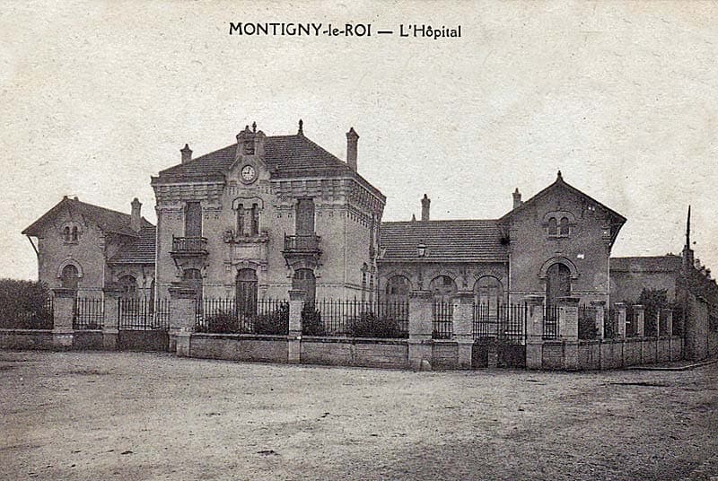 Carte postale de l'école ménagère de Montigny-le-Roi