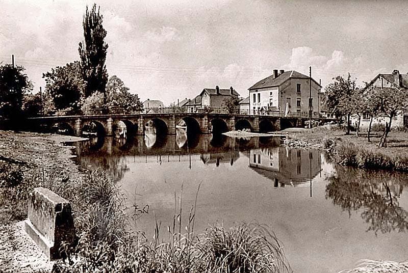 Carte postale du pont de Grenant