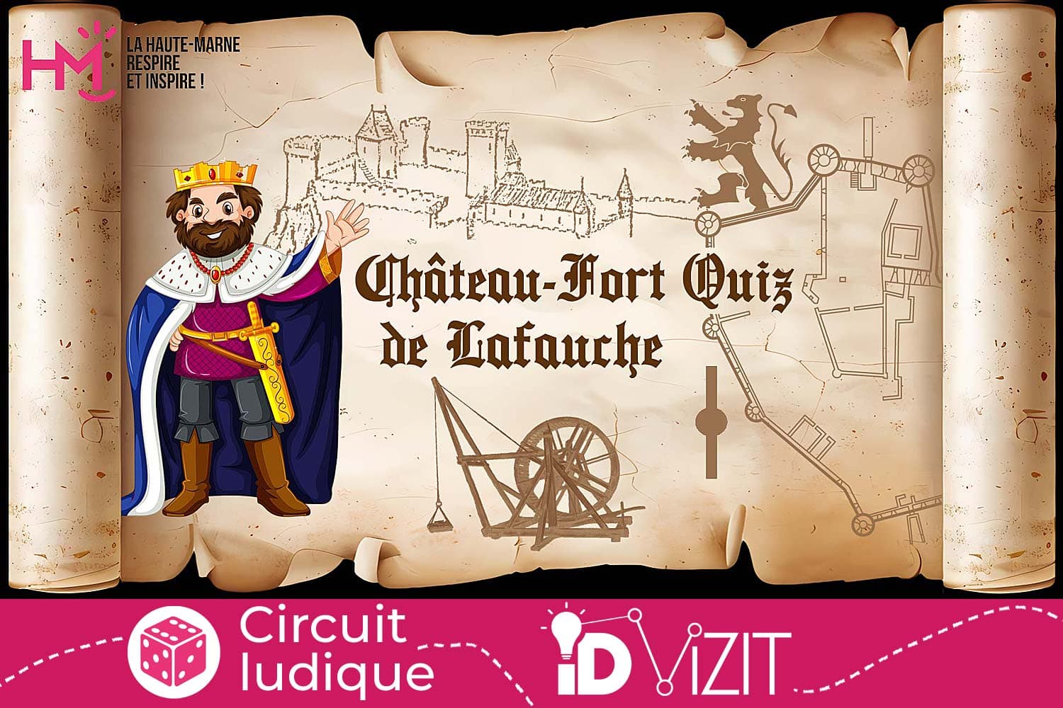 Id-vizit circuit ludique des châteaux-forts à Lafauche