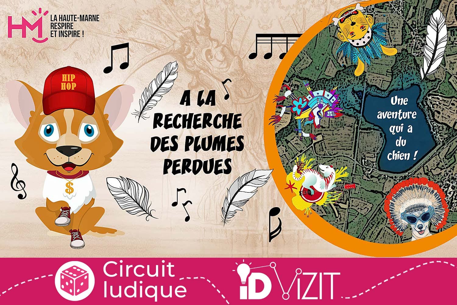 Id-vizit circuit ludique du lac de la Vingeanne