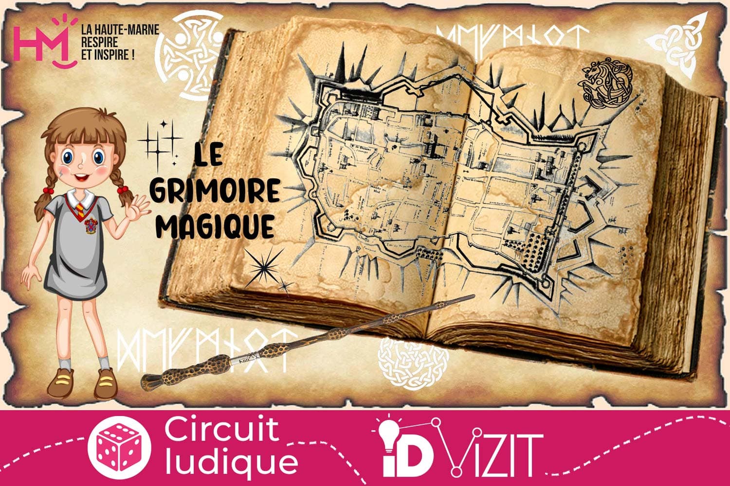Id-vizit circuit ludique du grimoire magique de Langres