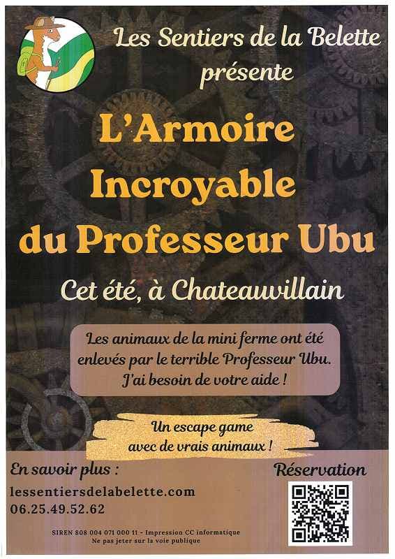 L'armoire incroyable du Professeur Ubu