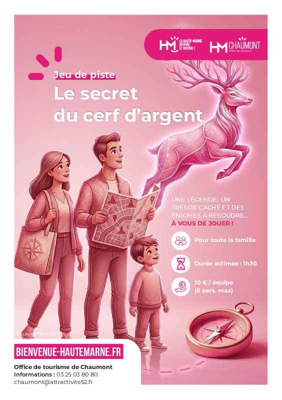 Jeu de piste urbain : le secret du cerf d'argent