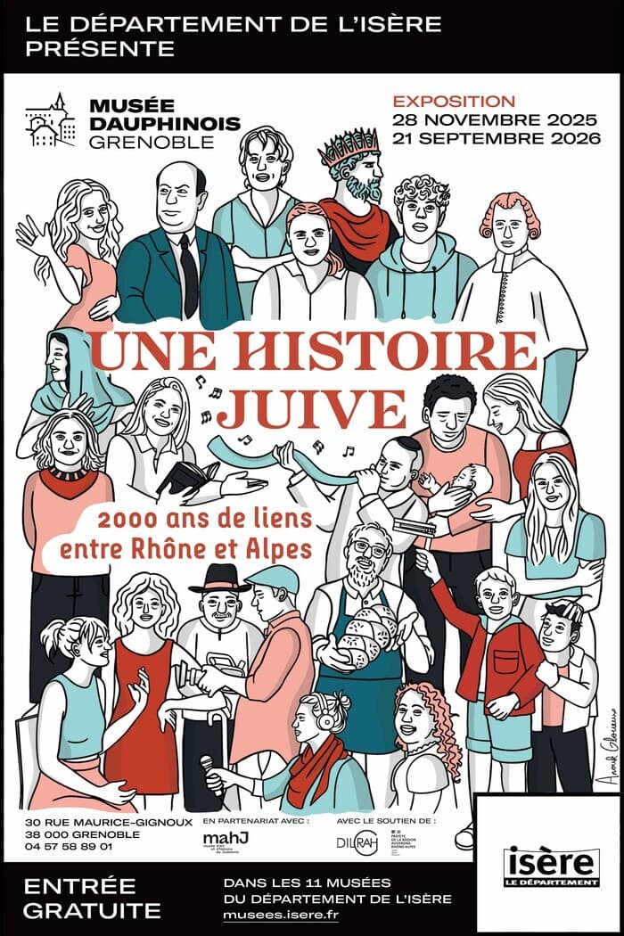 Exposition "Une histoire juive, 2000 ans de liens entre Rhône et Alpes"